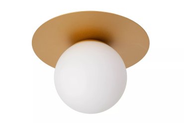 Lucide Tricia - plafondlamp - Ø 25 x 17,5 cm - goud