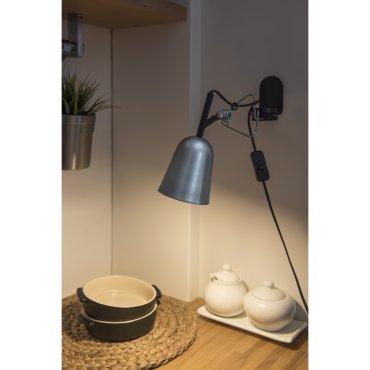 Faro Studio - wandaccessoire - 5,5 x 6 x 8,4 cm - mat zwart