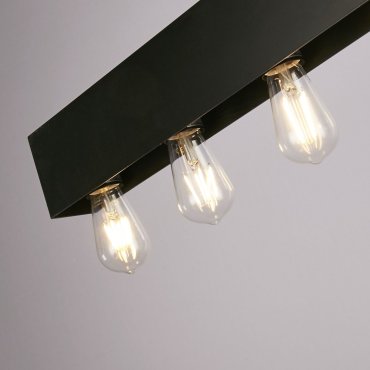 Searchlight Piano - hanglamp - 118 x 120 cm - mat zwart