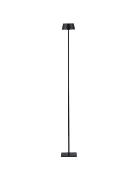 Nova Luce Persea - droplaagdbare vloerlamp - Ø 11,5 x 115 cm - 2W dimbare LED incl. -  IP54 - donker antraciet