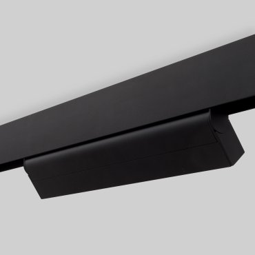 Nova Luce Rieti - armatuur voor magnetisch profielsysteem - 40,7 x 3,4 x 11,6 cm - 22W LED incl. - zwart - warm witte lichtkleur
