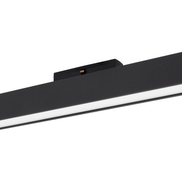 Nova Luce Rieti - armatuur voor magnetisch profielsysteem - 40,2 x 3,5 x 5,1 cm - 22W LED incl. - zwart - warmwitte lichtkleur