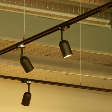 Projectlight 1-fase rail - 2 meter - zwart