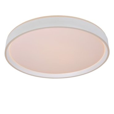 Lucide Nuria - plafondverlichting - Ø 50 x 7,5 cm - 36W LED incl. - 3 stappen dimbaar - wit