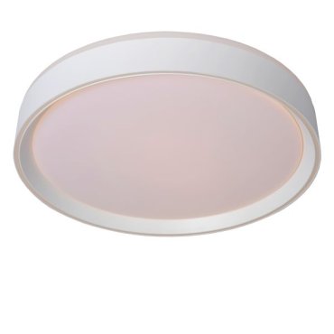 Lucide Nuria - plafondverlichting - Ø 40 x 7,5 cm - 24W LED incl. - 3 stappen dimbaar - wit