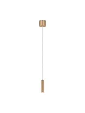 Nova Luce Doc - hanglamp - Ø 3 x 120 cm - 5W LED incl. - goud
