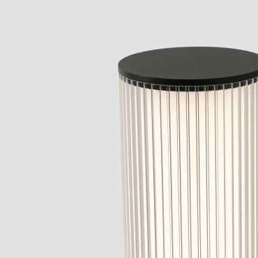 Faro Tura - tuinpaal - Ø 16 x 105 cm - 28W LED incl. - IP65 - donkergrijs