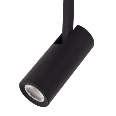 Nova Luce Nap - spot voor magnetisch profielsysteem - Ø 3 x 16 cm - 5W LED incl. - zwart - warmwitte lichtkleur