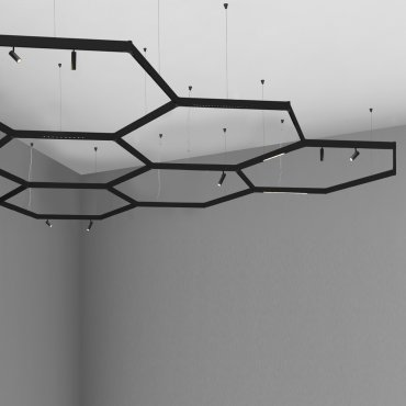 Nova Luce Tree 02 - connector - 18 x 21 x 7,5 cm - zwart