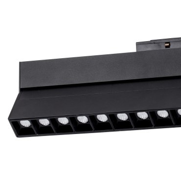 Nova Luce Este - magnetisch profiel - 40,7 x 3,4 x 11,6 cm - 22W LED incl. - zwart - warmwitte lichtkleur