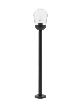 Nova Luce Omika - tuinpaal - Ø 15 x 97 cm - IP54 - donker grijs