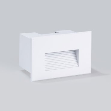 Nova Luce Polka - inbouw wandverlichting - 12 x 8 x 7,4 cm - 4W LED incl. - IP65 - zandwit