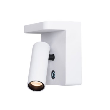 Maxlight Lofer - wandverlichting met schakelaar - 9 x 7 x 11 cm - 7W LED incl. - wit