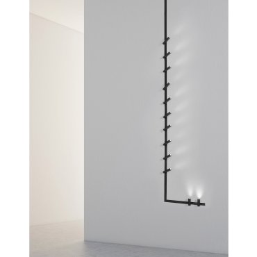 Nova Luce Nap - spot voor magnetisch profielsysteem - Ø 8,5 x 27 cm - 30W LED incl. - zwart - witte lichtkleur