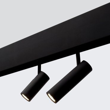 Nova Luce Nap - spot voor magnetisch profielsysteem - Ø 3 x 19 cm - 10W LED incl. - zwart - witte lichtkleur