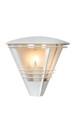Lucide Livia - buiten wandverlichting - 27 x 17,5 x 25 cm - IP44 - wit
