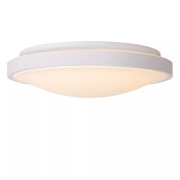 Lucide Dasher - plafondlamp - Ø 41 x 10,6 cm - 24W LED incl. - IP44 - wit