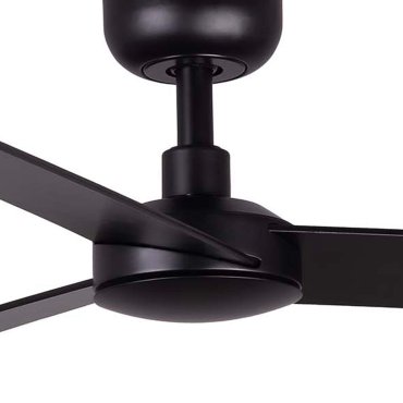 Faro Rudder S - plafondventilator - Ø 106 cm - mat zwart en walnoot