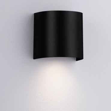 Nova Luce York - buiten wandverlichting - 11 x 11 x 8,5 cm - IP65 - zandzwart