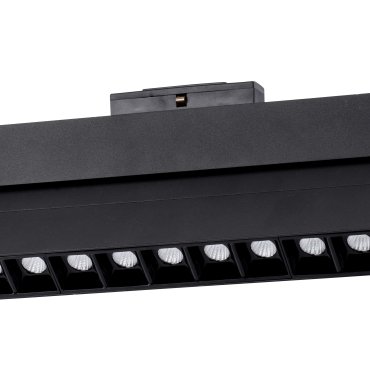 Nova Luce Este - armatuur voor magnetisch profielsysteem - 40,7 x 3,4 x 11,6 cm - 22W LED incl. - zwart - witte lichtkleur