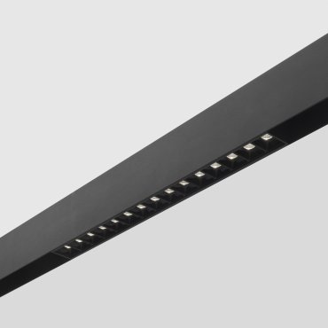 Nova Luce Este - armatuur voor magnetisch profielsysteem - 40,2 x 3,5 x 5,1 cm - 22W LED incl. - zwart - witte lichtkleur