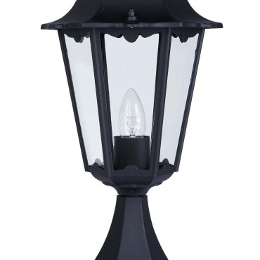 Searchlight Alex- sokkellamp - Ø 23 x 50 cm - IP44 - zwart