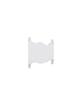 Nova Luce Alas - wandlamp - 15 x 18,5 x 6 cm - 6W LED incl. - wit