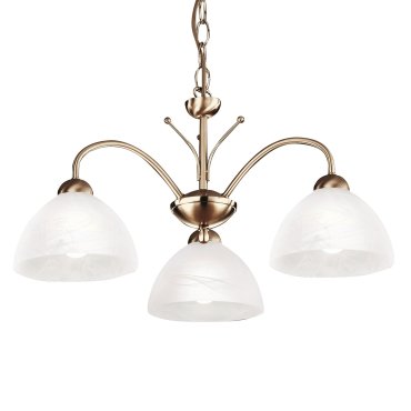 Searchlight Milanese - hanglamp - Ø 56 x 78 cm - antiek messing