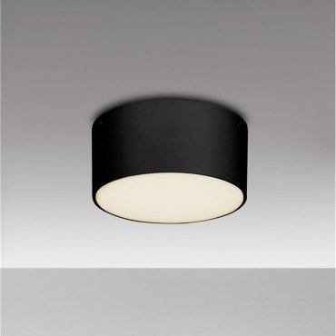 Nova Luce Judi - plafondlamp - Ø 12 x 6 cm - 10W LED incl. - IP65 - zwart