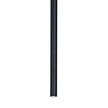 Nova Luce Ultrathin - hanglamp - Ø 2,5 x 150 cm - 3W LED incl. - zwart