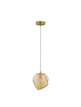 Nova Luce Odell - hanglamp - Ø18 x 120 cm - goud