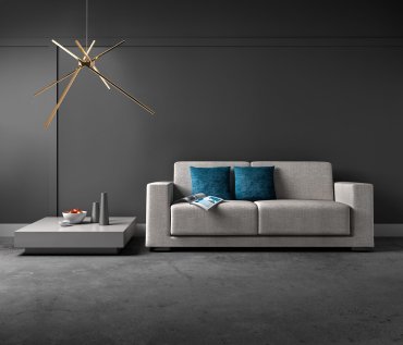 Maxlight Spider - hanglamp - Ø 114 x 200 cm - 33W LED incl. - goud