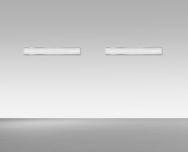 Century Italia Stabila - wand/hang/plafondlamp - 60 x 7,5 x 2,8 cm - 19W LED incl. - wit