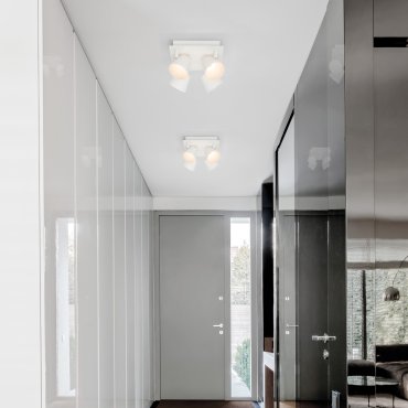 Nova Luce Biagio - opbouwspot 4L - 22 x 22 x 16 cm - 4 x 6W LED incl. - zandwit