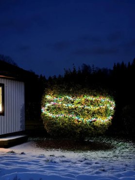 Konstsmide kerstverlichting - LED-lichtslinger - 8,78 m - 400 x 0,015W incl. - IP44 - 2100K - zwart