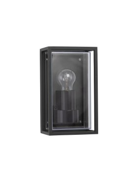 Nova Luce Regina - buiten wandverlichting - 13,8 x 23,8 x 10 cm - IP65 - donker antraciet