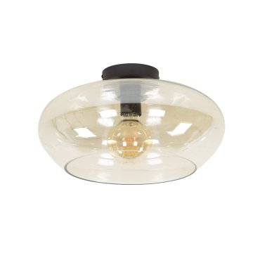 Vico Elevate Glass - plafondlamp - Ø 40 x 22 cm - amber