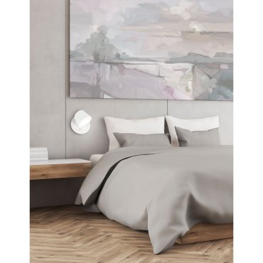 Nova Luce Amadeo - wandverlichting met schakelaar - 12 x 12 x 12 cm - 6W LED incl. - wit