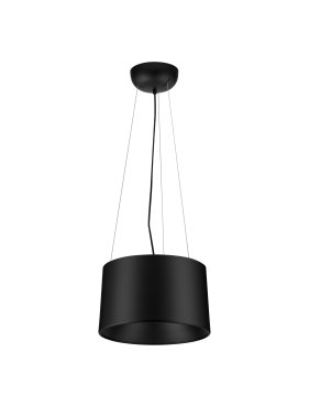 Nova Luce Atil - hanglamp - Ø 35 x 210 cm - 24W LED incl. - zandzwart