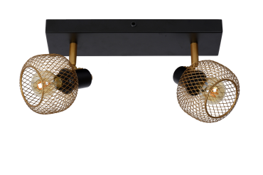 Lucide Maren - opbouwspot 2L - Ø 31 x 14,5 x 14 cm - Goud