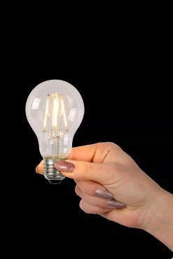 Lucide LED class B filament lamp - Ø 6 x 10,5 cm - E27 - 7W dimbaar - 2700K - transparant