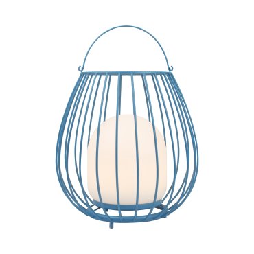 Nordlux Jim To-Go - oplaadbare tafellamp buiten - Ø 28 x 30,3 cm - 3W LED incl. - IP54 - blauw