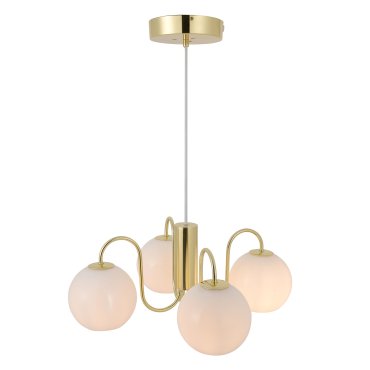 Nordlux Franca - hanglamp 4L - 46 x 219,5 cm - messing