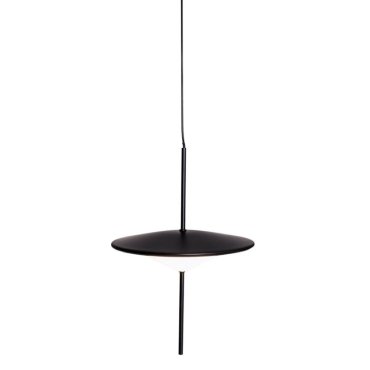 Maxlight Cone - hanglamp - Ø 18 x 165 cm - 12W LED incl. - zwart