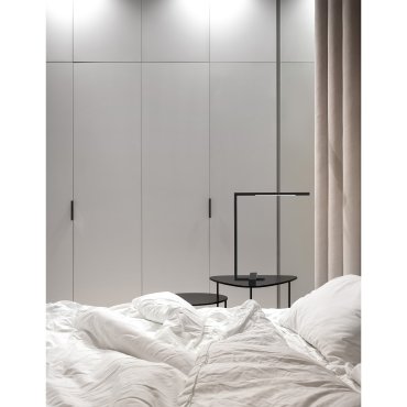 Nova Luce Raccio - tafellamp - 36,5 x 12 x 40 cm - 6,8W LED incl. - zwart