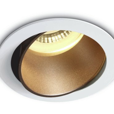 ONE Light Chill Out - inbouwspot - Ø 79 mm, Ø 72 mm inbouwmaat - wit en messing