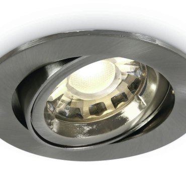 ONE Light Lock Ring GU10 Range - inbouwspot - Ø 94 mm, Ø 82 mm inbouwmaat - geborsteld chroom