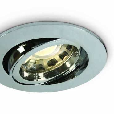 ONE Light Lock Ring GU10 Range - inbouwspot - Ø 94 mm, Ø 82 mm inbouwmaat - chroom