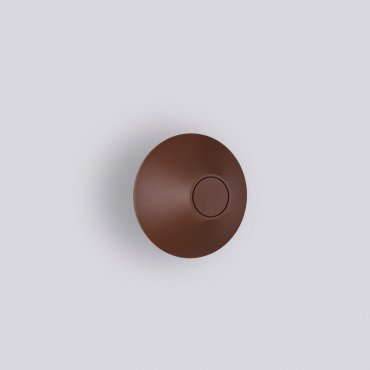 Nova Luce Alux - buiten wandverlichting - Ø 16 x 11,5 cm - 11W LED incl. - IP54 - corten