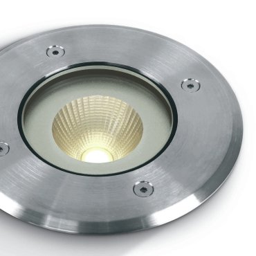 ONE Light COB Inground Range - grondspot voor buiten - Ø 125 mm, Ø 106 mm inbouwmaat - 10W LED incl. - IP67 - roestvrij staal